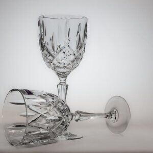 Mikasa Waterford Crystal Goblets | Wine Glasses | Beautiful Glassware for Two